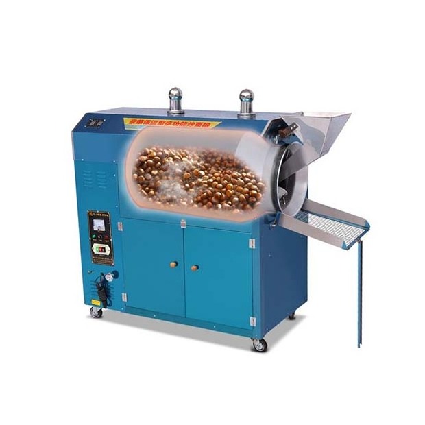 Automatic pistachio corn chestnut groundnuts roasting machine