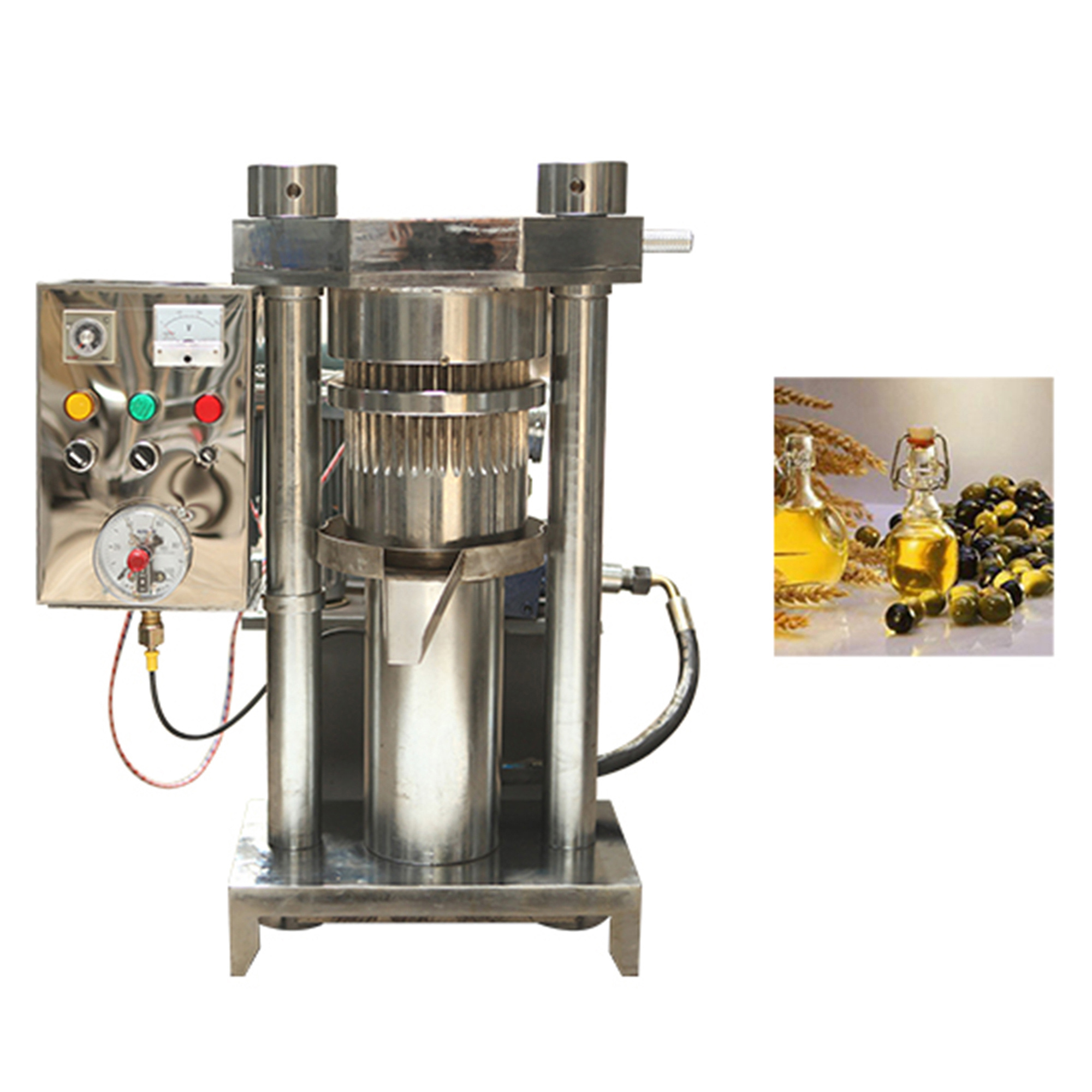 90kg/h German hydraulic prickly pear seed oil walnut extraction machine press hazelnut olive oil machine