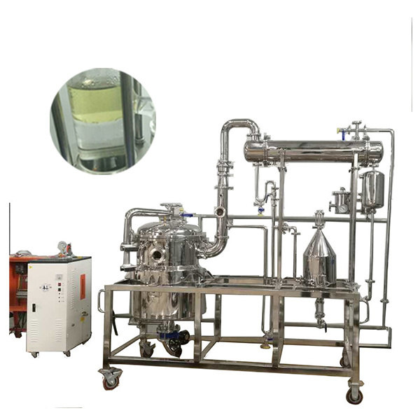 Oil water separator fractional distillation Eucalyptus leaves essential oil extraction equipment