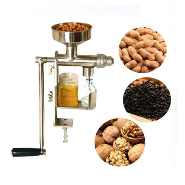 Low price peanut oil cold extraction manual oil press machine