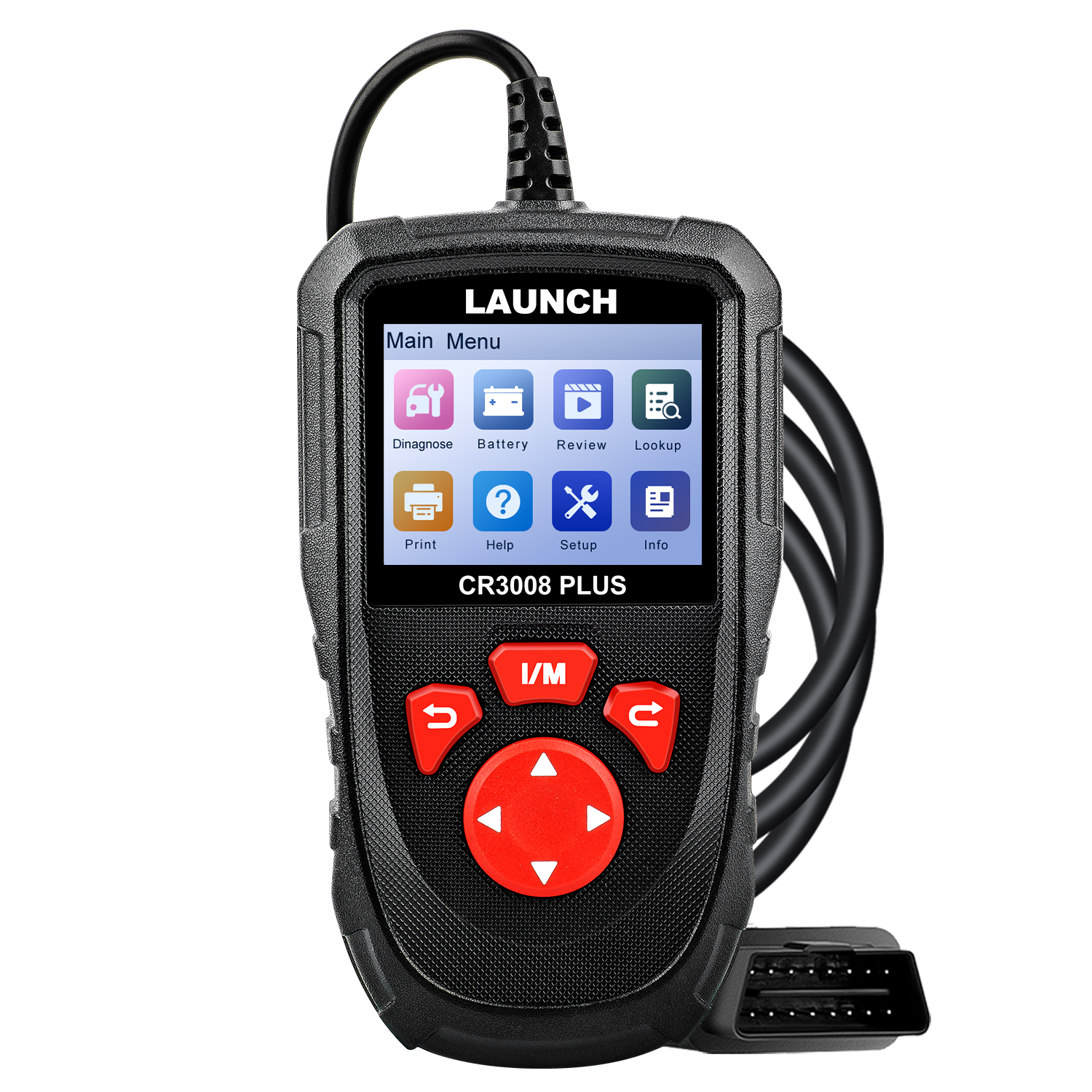 LAUNCH CR3008 Plus professional Car OBD2 Code Reader Tools Automotive OBDII Diagnostic Scanner Battery Tester