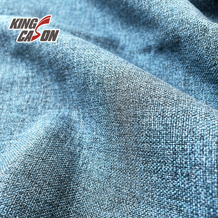 KINGCASON Wholesale pholstery fabrics muti-functional linen fabric plain Sofa Fabric for sofas and furniture