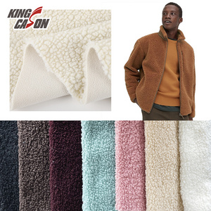 Kingcason Micro Sherpa Fleece Sport Sherpa 100% Polyester Terry Knitted Bonded Prints Viscose Elastane Jersey Fabric