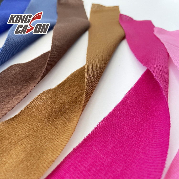 KINGCASON New Arrivals 100%t Polyester Anti-pilling One Side Super Soft Fabric Hemming Cloth For Blanket Rug Carpet