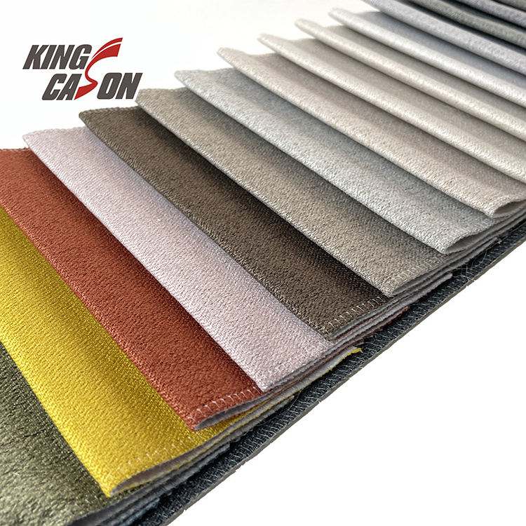 KINGCASON Wholesale morocco upholstery luxury secrional microfiber chenille fabric for sofas and furniture