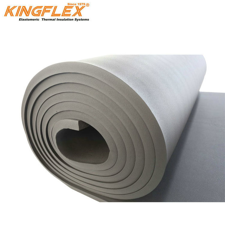 Closed cell rubber sheet,nbr/pvc closed cell black rubber foam insulation sheet and roll