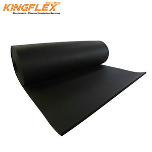 Closed cell rubber sheet,nbr/pvc closed cell black rubber foam insulation sheet and roll