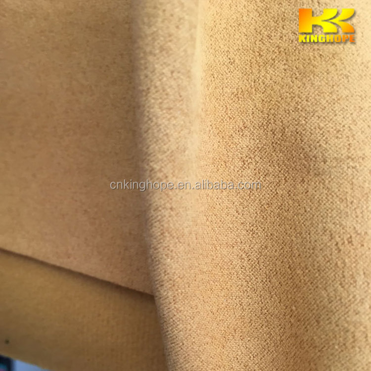 Hot sell  boots shoe making colorful Knitted Suede Fabric artificial leather fabric for bag MAKING