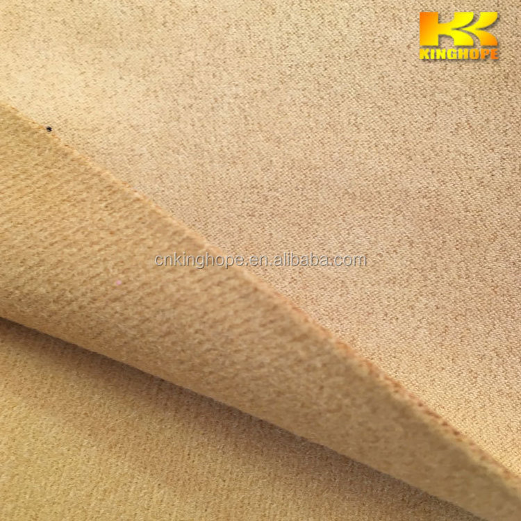 Hot sell  boots shoe making colorful Knitted Suede Fabric artificial leather fabric for bag MAKING