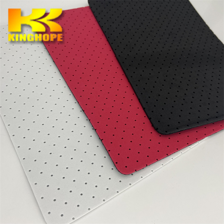 tricot fabric Velvet fabric polyester fabric with high quality memory punched eva foam sheet strong glue for sport shoe insole