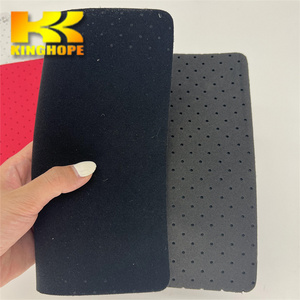 tricot fabric Velvet fabric polyester fabric with high quality memory punched eva foam sheet strong glue for sport shoe insole