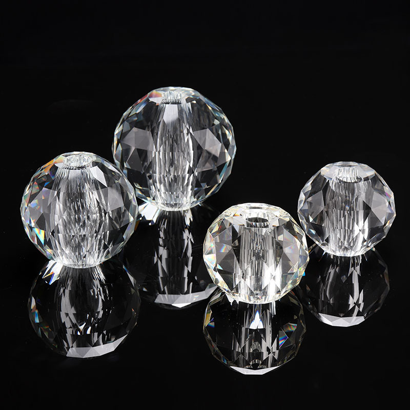 Honor Of Crystal Chandelier Lighting Table Lamp Crystal Glass Faceted Crystal Glass Sphere Ball With Hole