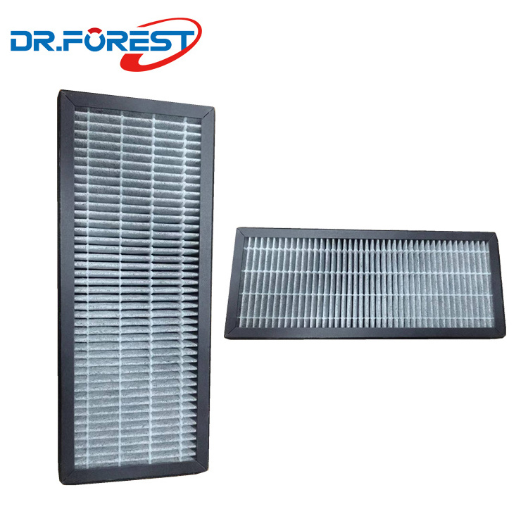 Customized Fresh Air Duct Air Purification Filter Cartridge Clip Carbon Cloth Dust Collection Filter