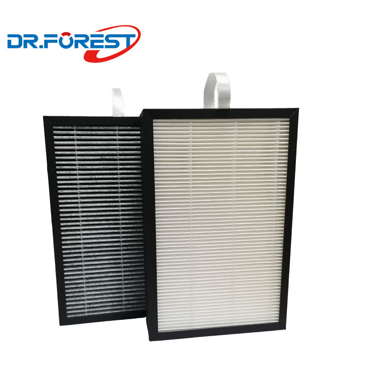 Customized Fresh Air Duct Air Purification Filter Cartridge Clip Carbon Cloth Dust Collection Filter