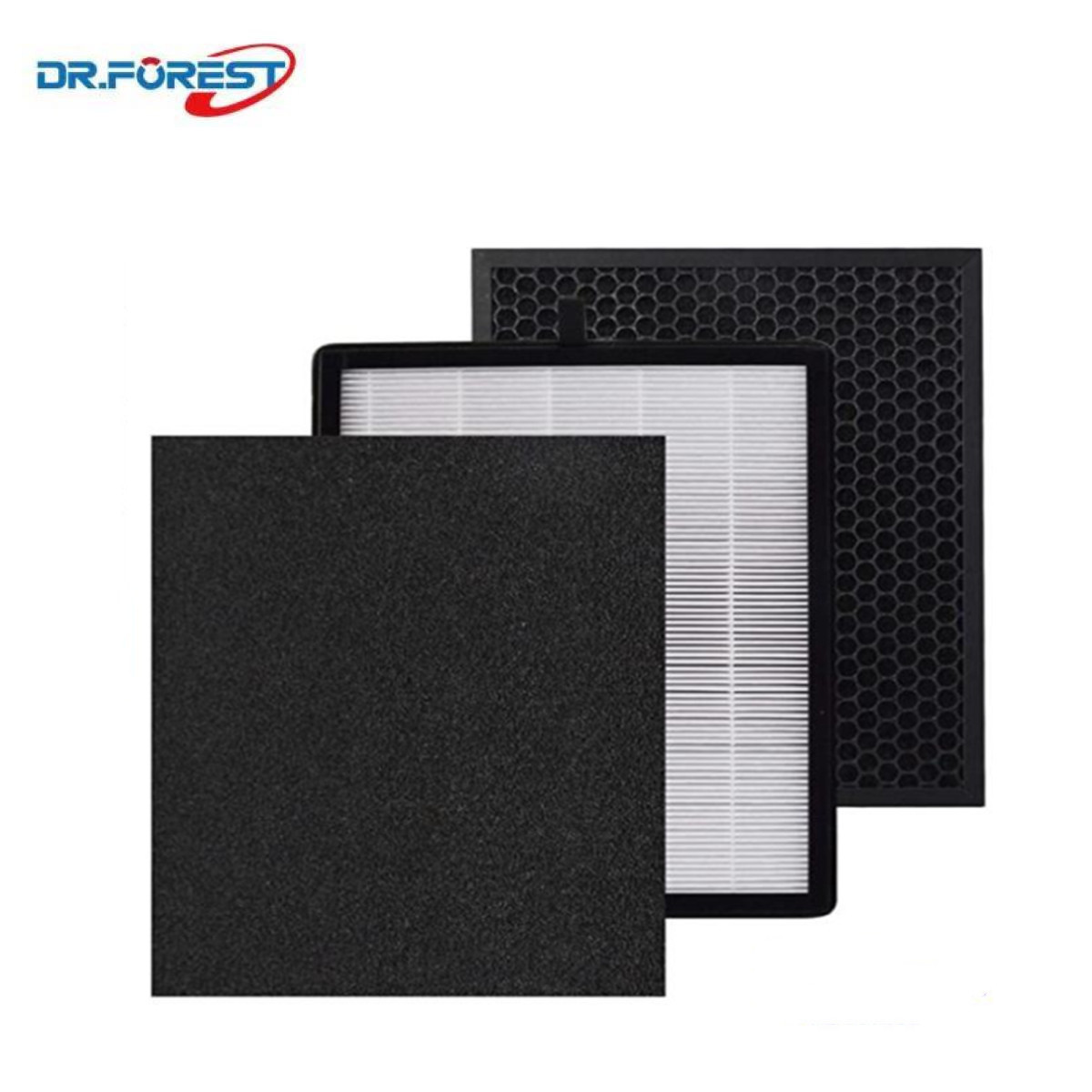 High Quality Hepa Air Filters with Pre filter+ Activated Carbon Hepa 3 in 1 air filter