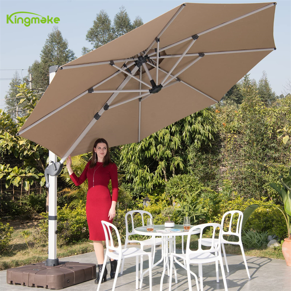 Professional Factory Customized Heavy Duty Parasol Garden Patio Restaurant Table Umbrella Hotel Beach Outdoor Sun Umbrella