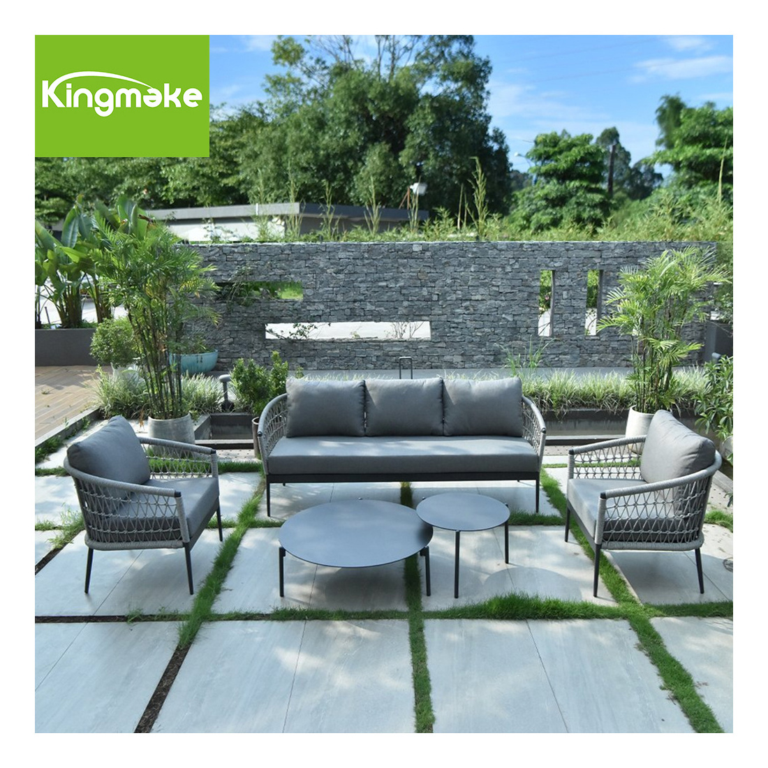 All weather aluminum patio conversation outdoor couch sets  lounge outdoor sofa rattan garden furniture