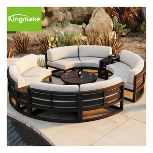 Modern Aluminum Round Shape Garden Sofas Outdoor Furniture Outdoor Sofas Patio Furniture Set