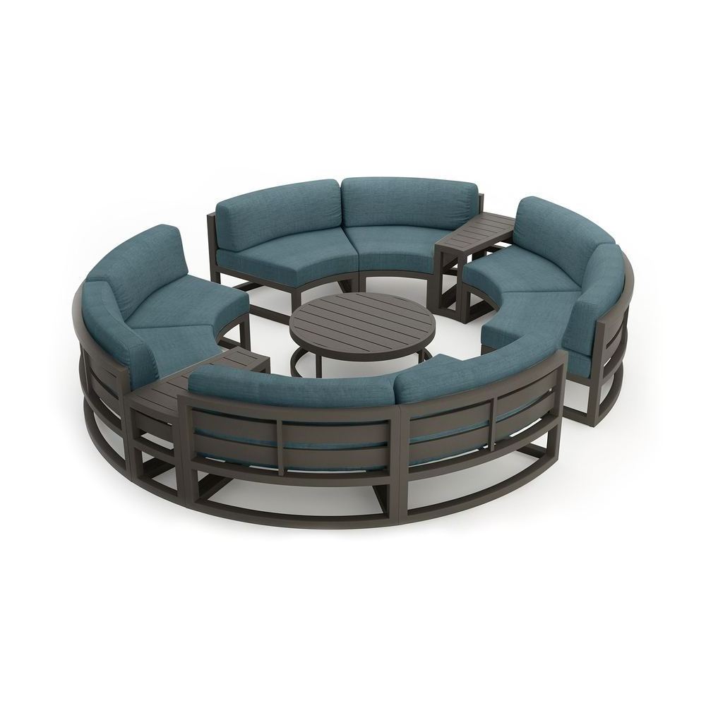 Modern Aluminum Round Shape Garden Sofas Outdoor Furniture Outdoor Sofas Patio Furniture Set