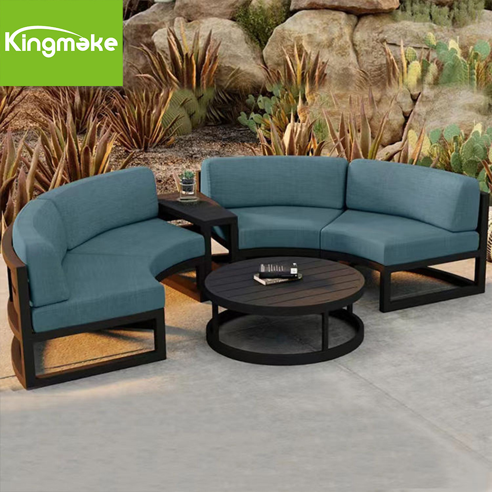 Modern Aluminum Round Shape Garden Sofas Outdoor Furniture Outdoor Sofas Patio Furniture Set