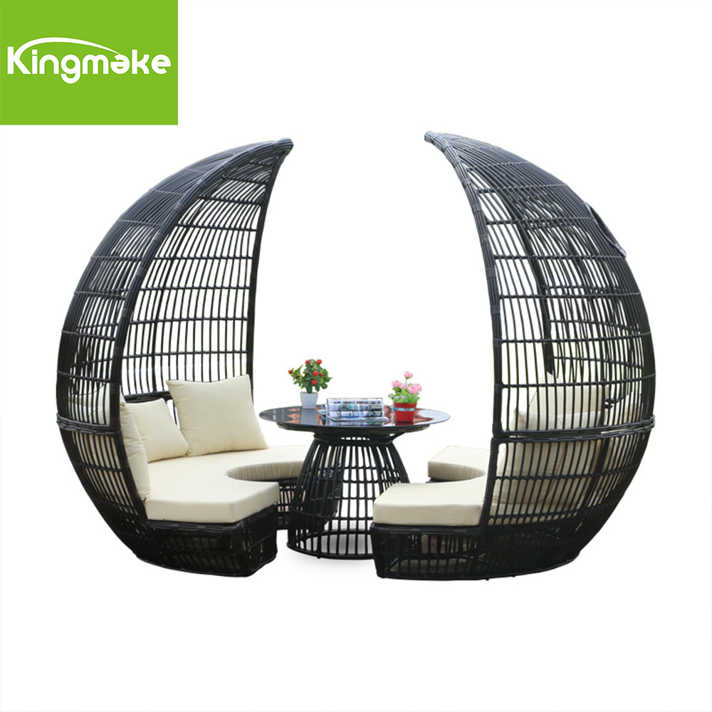 Courtyard Garden Outdoor Furniture Hanging Patio Swing Chair Egg Chair Swing For Villa Bubble Swing Chair