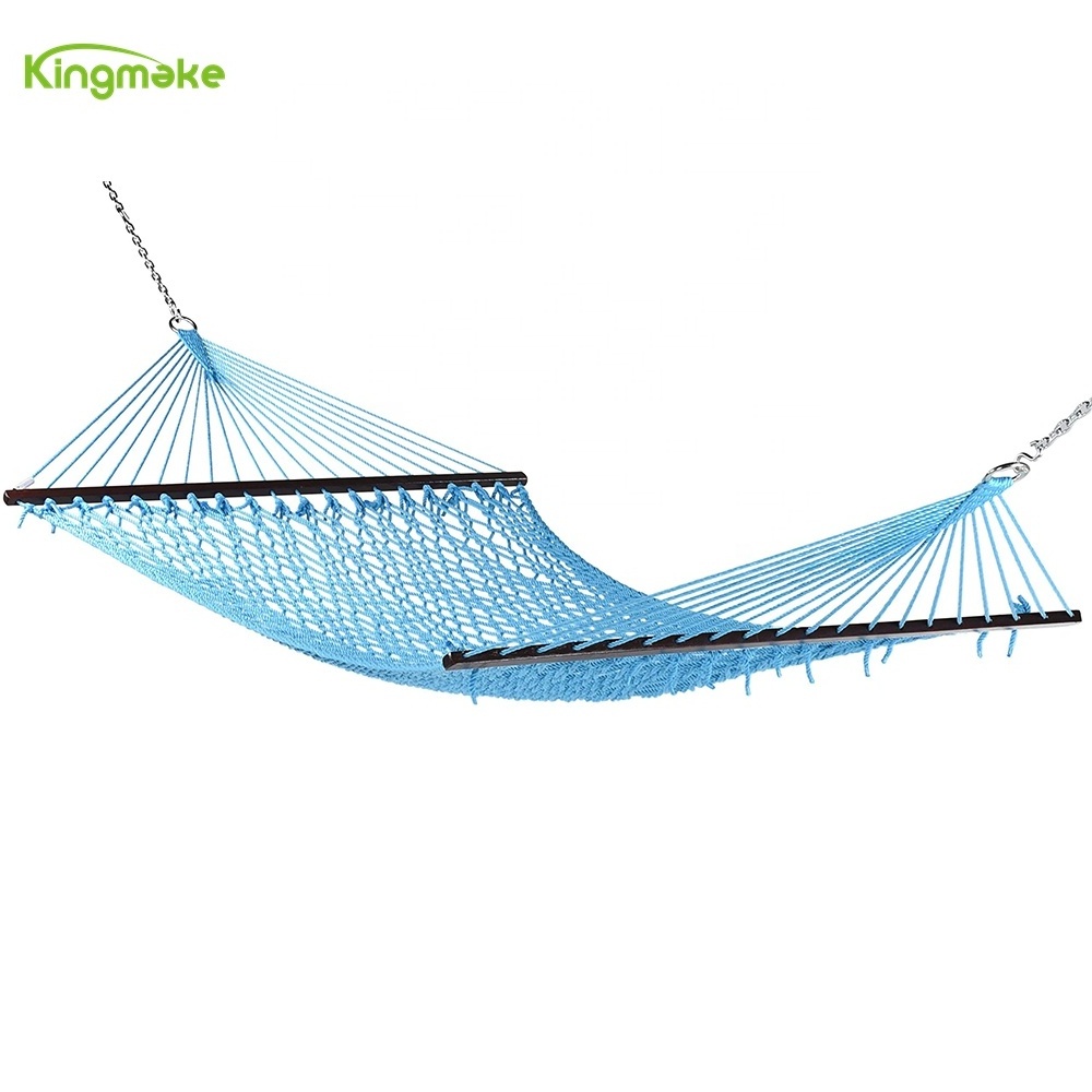 Kingmake Hot Selling Portable luxury Outdoor Swing Camping Hammock Stand Indoor Outdoor Hammock