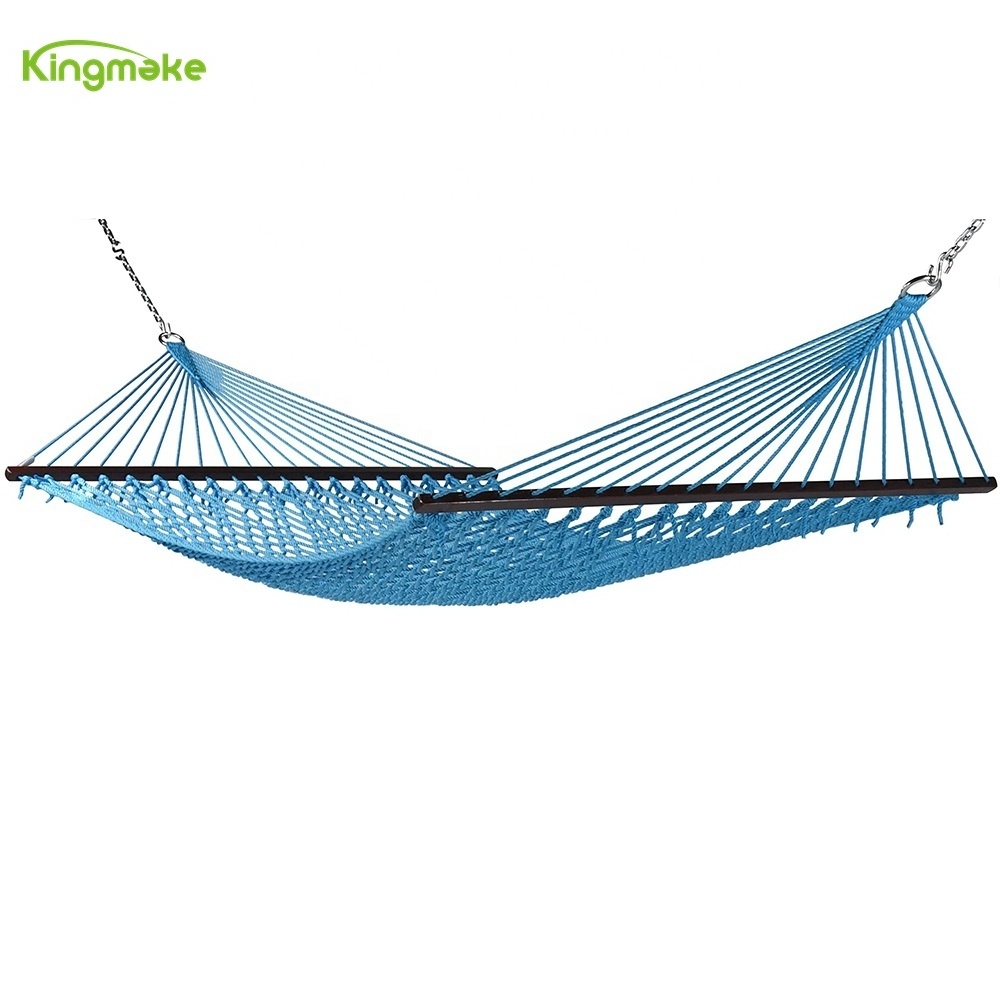 Kingmake Hot Selling Portable luxury Outdoor Swing Camping Hammock Stand Indoor Outdoor Hammock