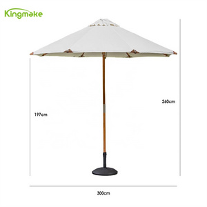 Kingmake High Quality Sun Parasols Umbrellas Customizable Folding Huge Sunshade Umbrella Swimming Pool Patio Umbrella For Garden