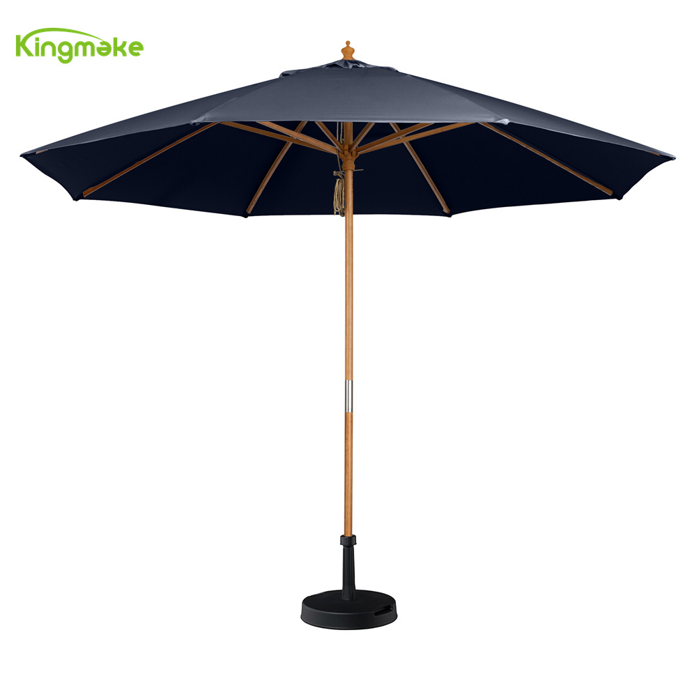 Patio Outdoor Garden Furniture Seaside Pool Large Sunshade Restaurant Umbrella With Base