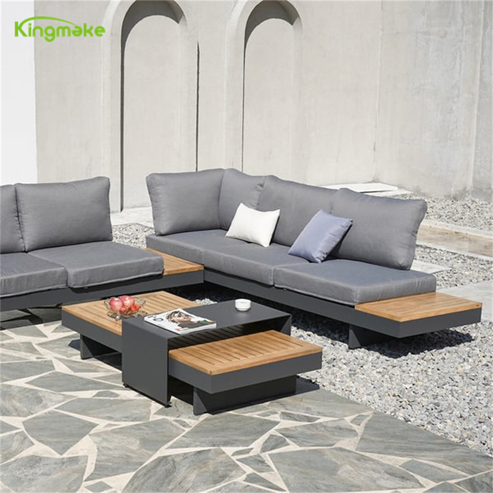 Modern Garden Aluminum Furniture Set  Couch Sectional Outdoor Sofa Muebles De Exterior Terraces Furniture