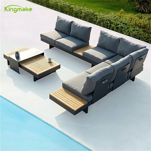 Modern Garden Aluminum Furniture Set  Couch Sectional Outdoor Sofa Muebles De Exterior Terraces Furniture