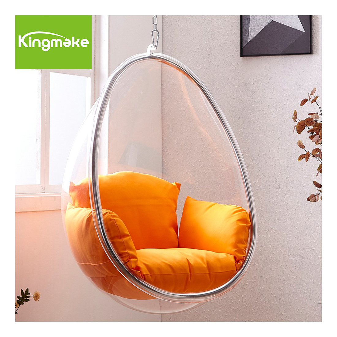 Modern Indoor Hanging Bubble Chair Outdoor Swing Chairs Patio Swings