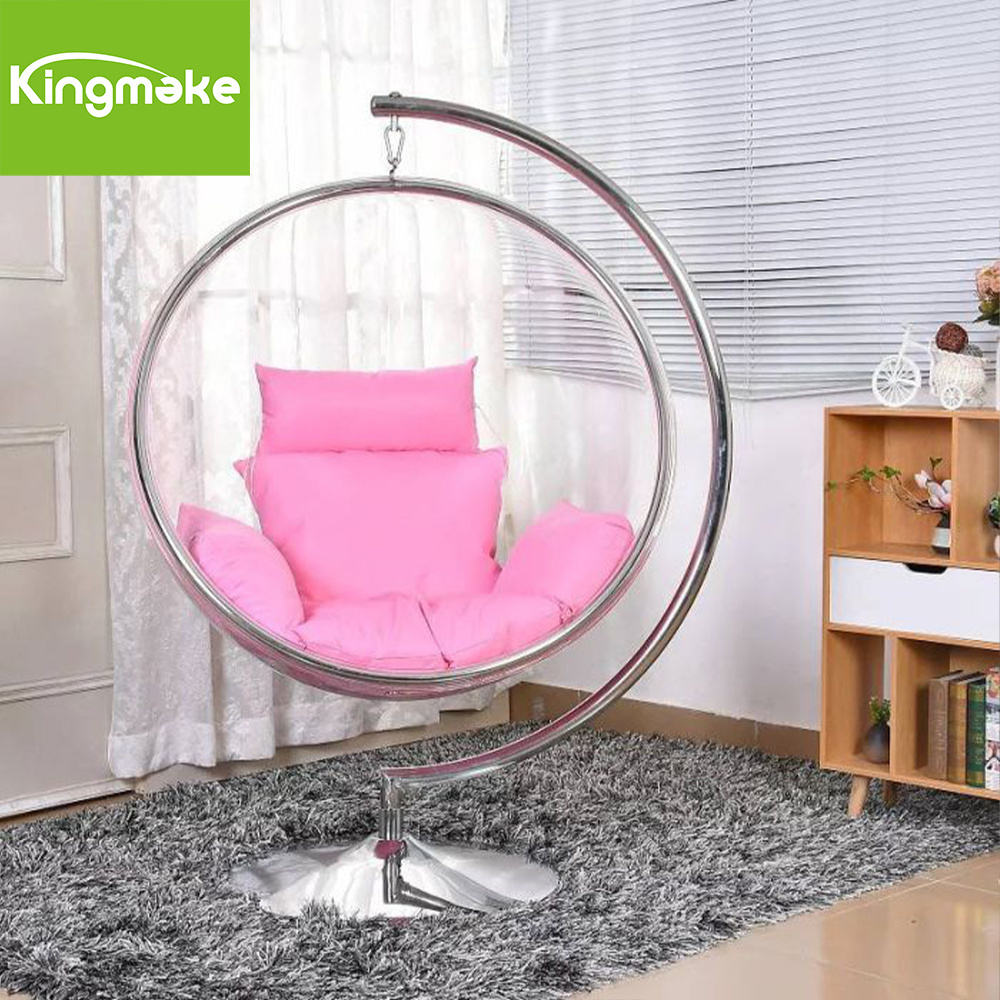 Leisure single swing chair with strong aluminium frame outdoor hanging egg chair garden swing chair