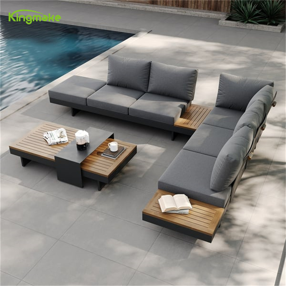 Modern Garden Aluminum Furniture Set  Couch Sectional Outdoor Sofa Muebles De Exterior Terraces Furniture