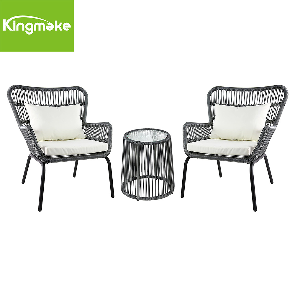 Rattan Table And Chair Set Garden Beach Seaside Swimming Pool Patio Wicker Rattan Chair