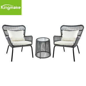 Rattan Table And Chair Set Garden Beach Seaside Swimming Pool Patio Wicker Rattan Chair