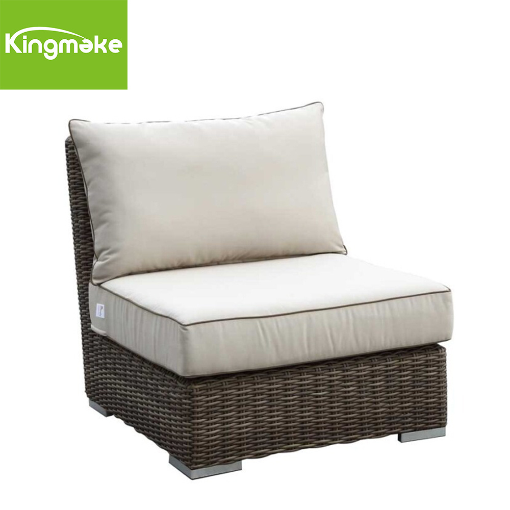 Factory Rattan Outdoor Wicker Patio Garden Sofa Furniture Fancy Sofa And Table Sets With Cushions