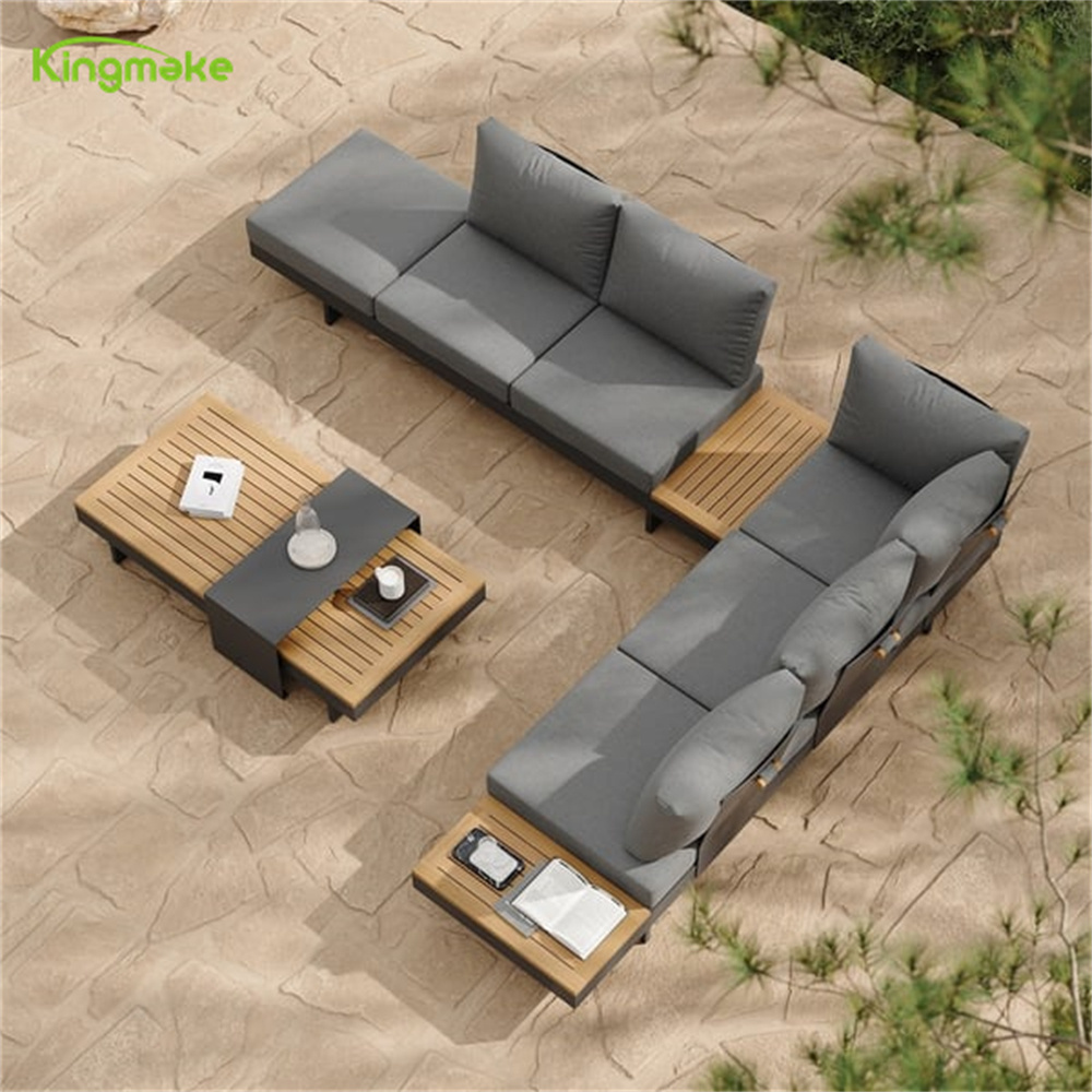 Modern Garden Aluminum Furniture Set  Couch Sectional Outdoor Sofa Muebles De Exterior Terraces Furniture