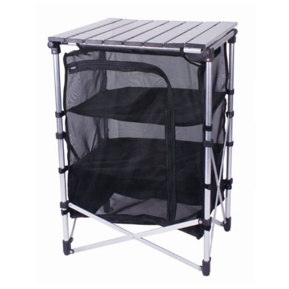 Outdoor BBQ aluminium camping table picnic mesh portable furniture direct price