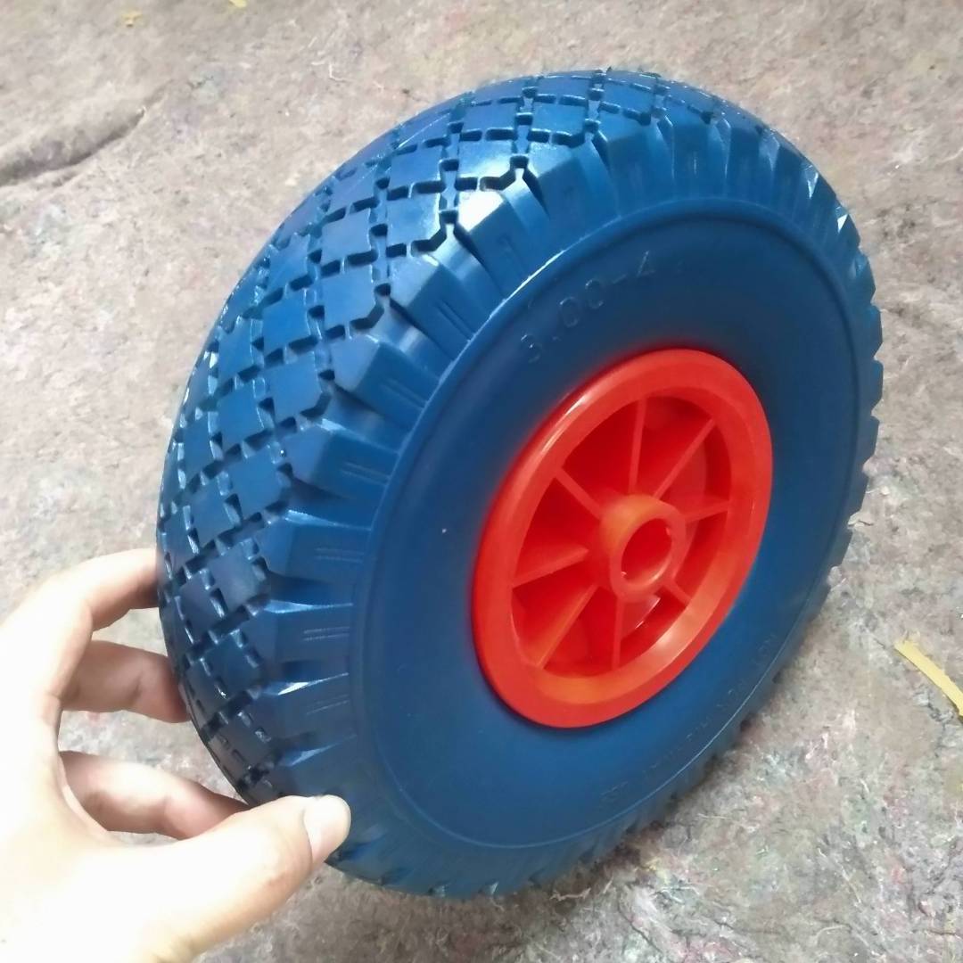 3.00-4 hot sale no air tire 260x85 PU tire