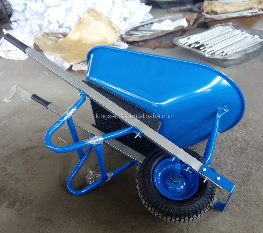 single wheel and heavy duty construction wheelbarrow WB8614