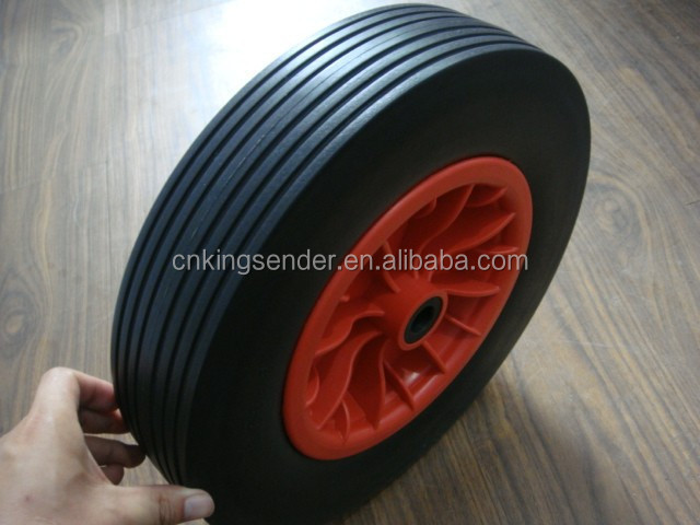 14 inch wheelbarrow wheel /chile wheel /rubber wheel size 14x3.50-8 with solid axle for chile wheel barrow