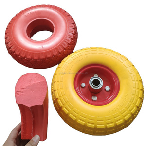 flat free wheelbarrow wheels 4.00-8/3.50-8