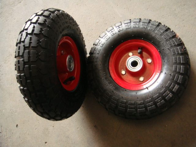 Hand truck rubber wheel Pneumatic Wheel/Tyre/Tire 3.50-4