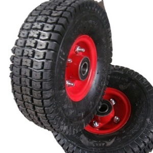 10 inch pneumatic rubber farm cart wheels