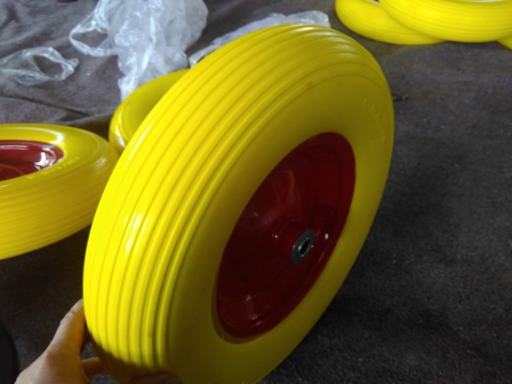 14 inch wheelbarrow wheel /chile wheel /rubber wheel size 14x3.50-8 with solid axle for chile wheel barrow