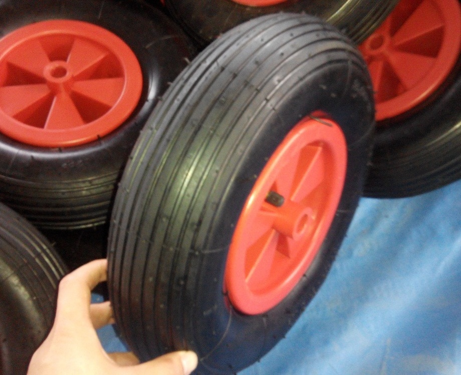 12 inch 4.10/3.50-6 wheelbarrow pneumatic rubber wheel tyre