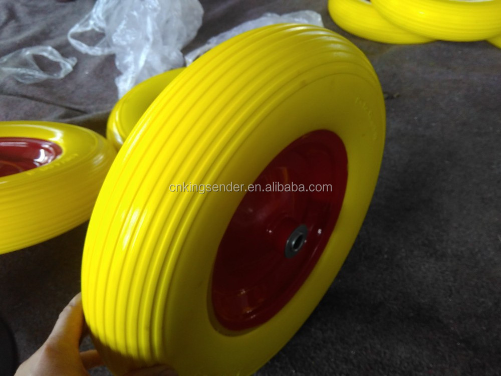 14 inch wheelbarrow wheel /chile wheel /rubber wheel size 14x3.50-8 with solid axle for chile wheel barrow