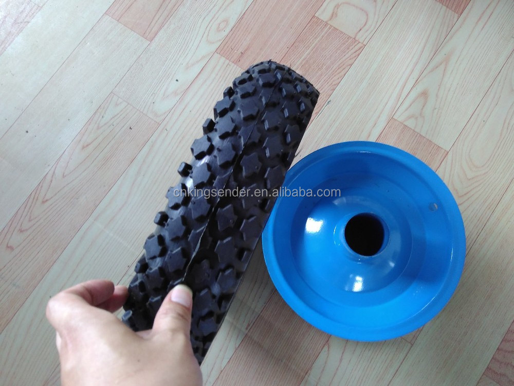 12 inch 4.10/3.50-6 wheelbarrow pneumatic rubber wheel tyre