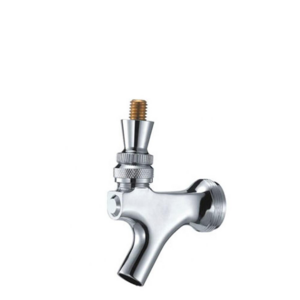 Chromed Brass Beer Taps Beer Faucet with Cornelius Ball Lock Disconnect Homebrew Keg Tap Spout